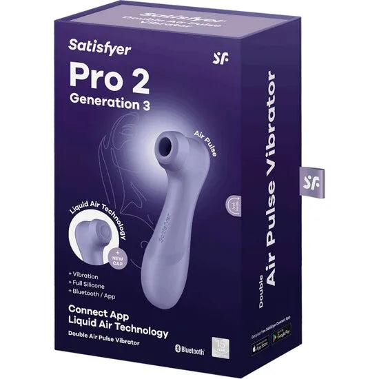 The Satisfyer PRO 2 Generation 3 Vibrator utilizes innovative AIR PULSE technology to deliver intense waves of pleasure. With its ergonomic design and multiple intensity levels, this vibrator provides a whole new level of stimulation and satisfaction for your pleasure. Experience a 95% satisfaction rate with this top-rated product.