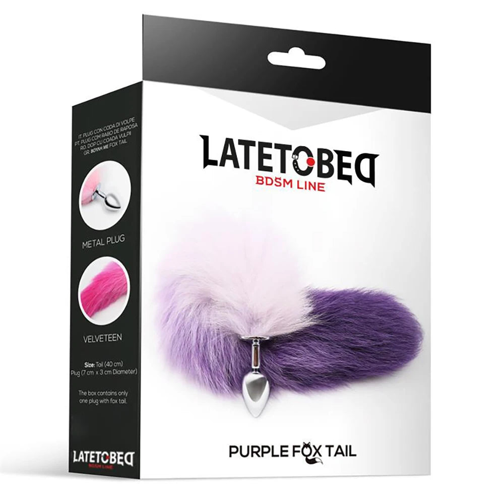 Enhance your intimate moments with this anal plug featuring a vibrant purple and white fox tail. The small size provides a comfortable and customizable fit, while the plug offers tantalizing stimulation. Made with high-quality materials, this sex toy is a must-have for any adventurous couple.