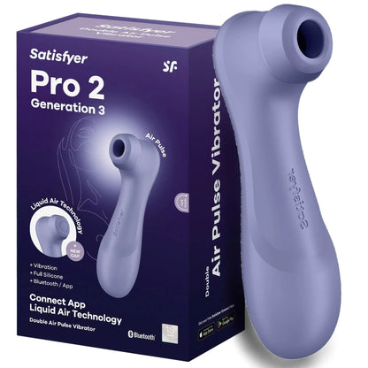 The Satisfyer PRO 2 Generation 3 Vibrator utilizes innovative AIR PULSE technology to deliver intense waves of pleasure. With its ergonomic design and multiple intensity levels, this vibrator provides a whole new level of stimulation and satisfaction for your pleasure. Experience a 95% satisfaction rate with this top-rated product.