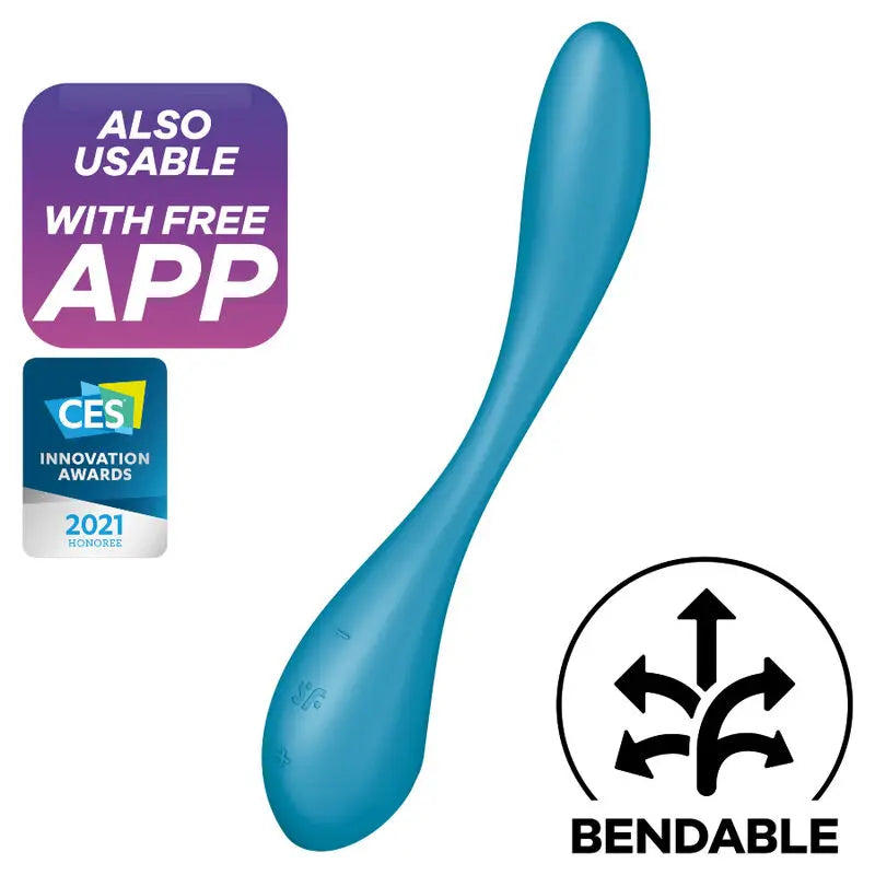 Experience intense G-spot pleasure with the SATISFYER G-SPOT FLEX 5. Its innovative design allows for targeted stimulation of the G-spot, resulting in powerful and satisfying orgasms. Made with high-quality materials and advanced technology, this product is perfect for those seeking a deeper level of pleasure and satisfaction.