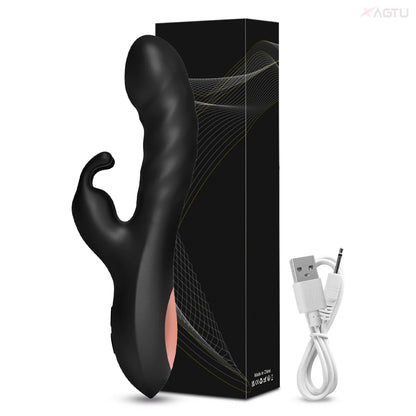 This Powerful G Spot Rabbit Vibrator is designed to provide intense pleasure and stimulate the G-spot with its powerful vibrations and unique shape. Its scientific design and powerful features make it a must-have for anyone looking for a satisfying experience. Don't miss out on this amazing product!