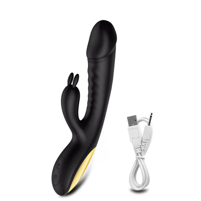 This Dildo Rabbit Vibrator offers dual vibration for intense stimulation, targeting the G spot and vagina. Its ergonomic design provides an enjoyable, comfortable experience. Made with high-quality materials, it is durable and easy to clean. Perfect for those looking for powerful and precise pleasure.