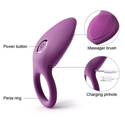 This Penis Ring Clitoris Stimulator is designed for enhanced pleasure during sex. Made with high-quality materials, this toy provides targeted stimulation to both the penis and clitoris, leading to intense orgasms. With adjustable settings and a comfortable fit, it's the perfect addition to your bedroom.