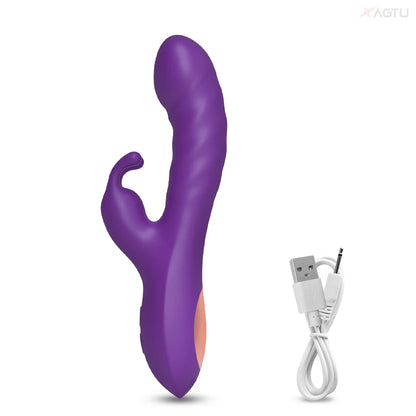 This Powerful G Spot Rabbit Vibrator is designed to provide intense pleasure and stimulate the G-spot with its powerful vibrations and unique shape. Its scientific design and powerful features make it a must-have for anyone looking for a satisfying experience. Don't miss out on this amazing product!