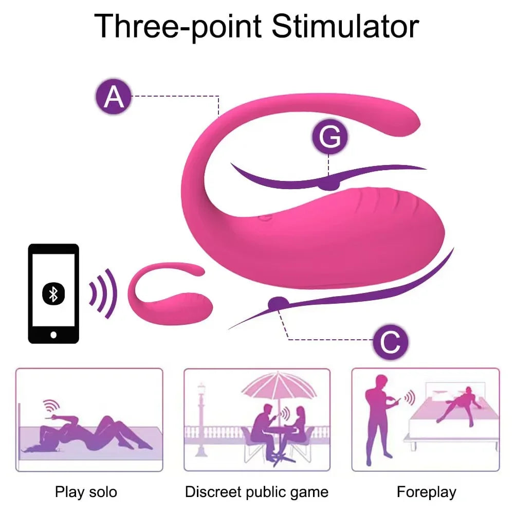 Elevate your pleasure with our Wireless Bluetooth G Spot Dildo Vibrator. Enjoy the convenience of wireless technology and the targeted stimulation of a G spot dildo. Experience hands-free, customizable vibrations for ultimate satisfaction. Expertly crafted for maximum pleasure and satisfaction.