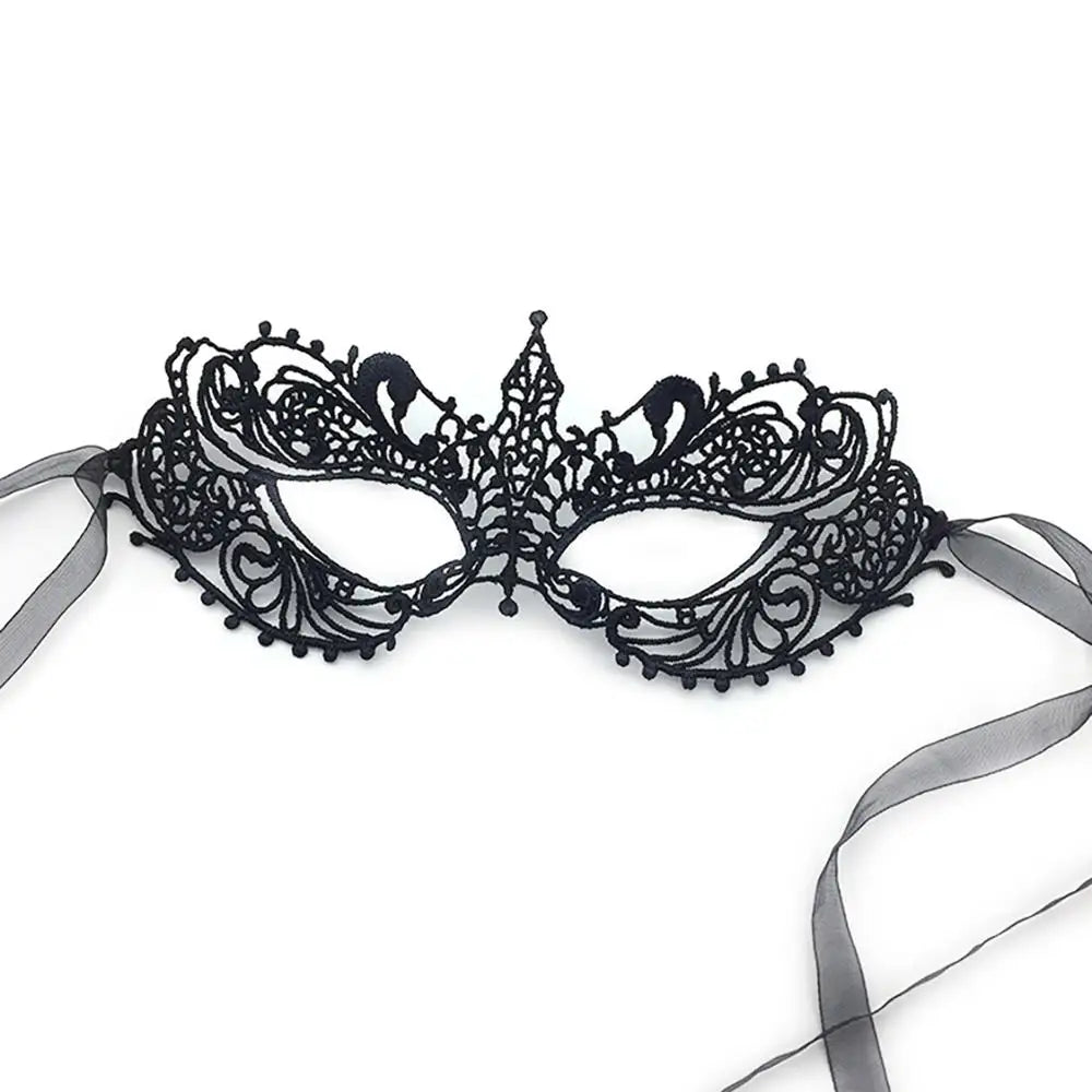 Enhance your seductive aura with our Sexy Lace Mask. Made with delicate lace, this mask will add a touch of mystery and allure to your look. Perfect for special occasions or intimate moments, this mask is a must-have accessory for anyone looking to exude confidence and sensuality.