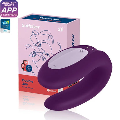 Experience ultimate pleasure with the Satisfyer Double Joy App Vibrator. Connect to the Satisfyer Connect app for customizable vibration patterns and control from anywhere. With a smooth and flexible design, it delivers simultaneous stimulation for both partners. Discover new levels of intimacy with this innovative and versatile vibrator.