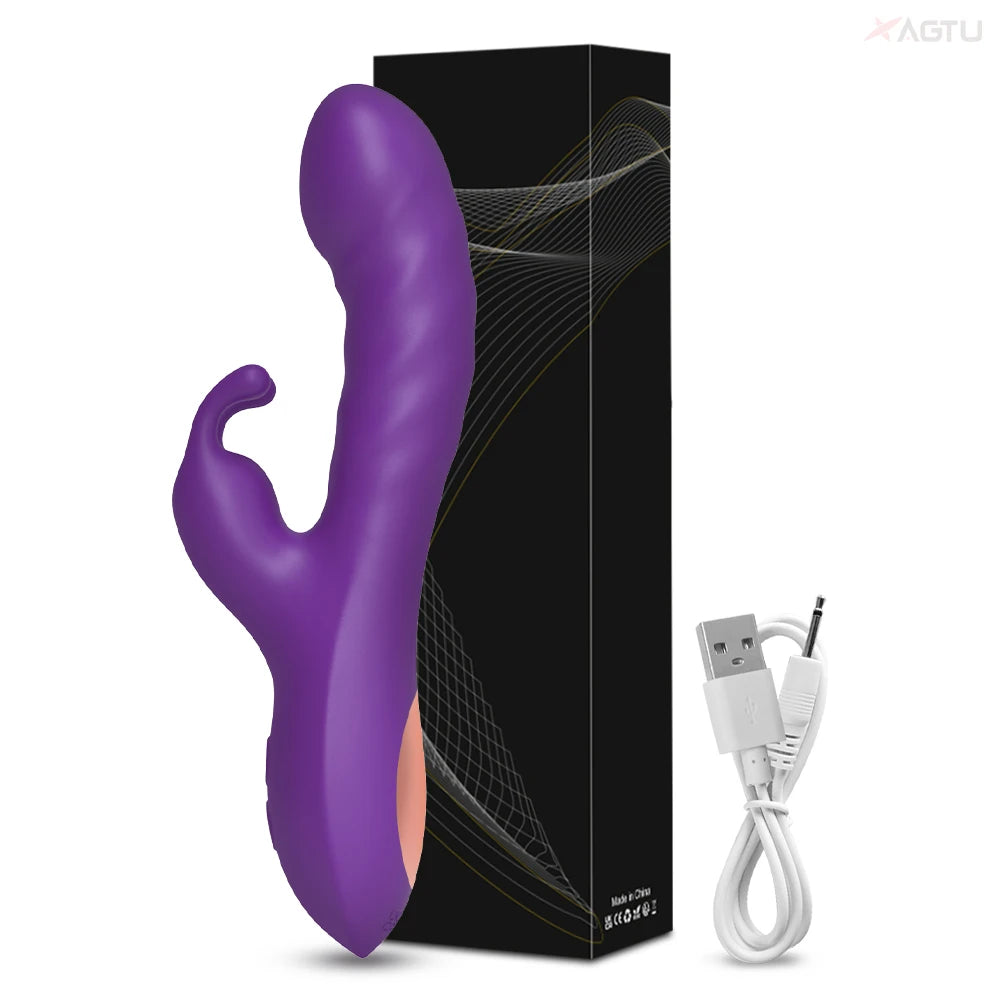 This Powerful G Spot Rabbit Vibrator is designed to provide intense pleasure and stimulate the G-spot with its powerful vibrations and unique shape. Its scientific design and powerful features make it a must-have for anyone looking for a satisfying experience. Don't miss out on this amazing product!