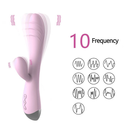 Intensify your pleasure with our Powerful Dildo Vibrator. Experience targeted stimulation with its G-Spot and Clitoris stimulating design. The powerful vibrations will bring you to new heights of pleasure. Expertly designed for female pleasure, this vibrator is a must-have for any collection.