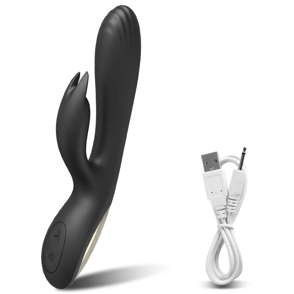 This Powerful G Spot Rabbit Vibrator is designed to provide intense pleasure and stimulate the G-spot with its powerful vibrations and unique shape. Its scientific design and powerful features make it a must-have for anyone looking for a satisfying experience. Don't miss out on this amazing product!