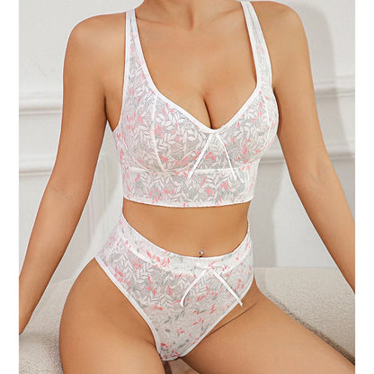 Stay comfortable and stylish with our Breathable Floral Embroidery Brassiere with Panties Underwear. The intricate floral embroidery adds a touch of elegance while the breathable material ensures comfort all day long. Perfect for everyday wear, this set is a must-have for any lingerie collection.