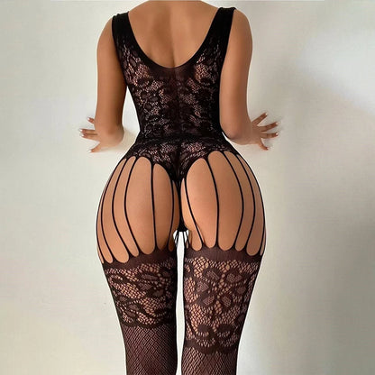 One Piece Crotchless Lingerie Bodystocking