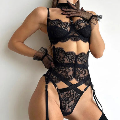 Seductive Lace: Sexy Hollow Shaping Lingerie